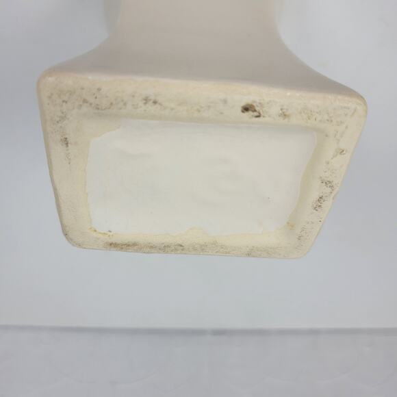 Vintage McCoy Pottery Blossom Time Flower Vase 6.5" Cream Pink 3D Art - Picture 8 of 16